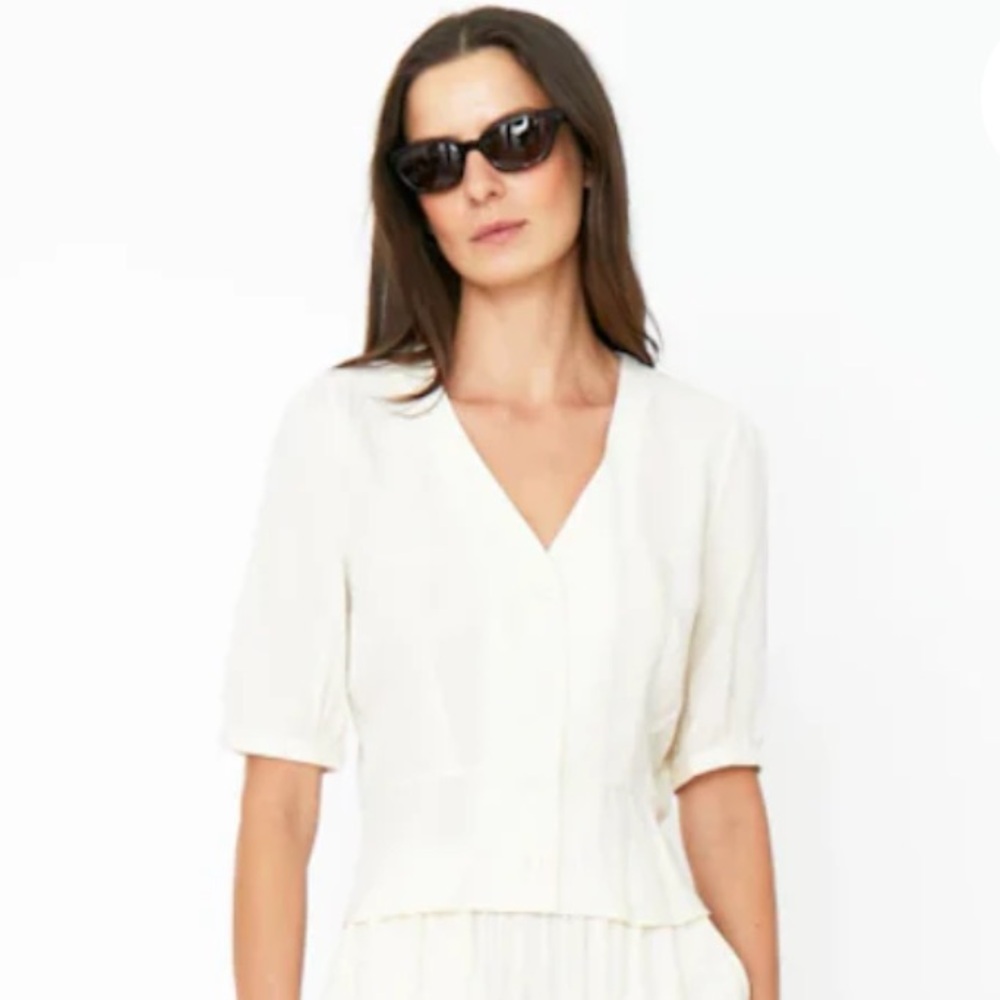 Kule Jane Blouse - Cream Size XS